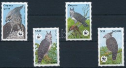 ** 1990 WWF Madarak: Hárpia Sas Sor + 4 FDC + 4 CM Mi 3077-3080 - Otros & Sin Clasificación