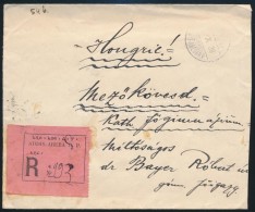 1929 Ajánlott Levél Magyarországra / Registered Cover To Hungary - Autres & Non Classés