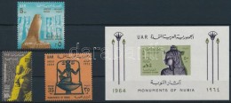 ** 1964 ENSZ - UNESCO Sor Mi 772-774 + Blokk Mi 16 - Autres & Non Classés