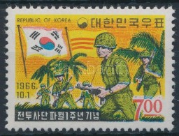 ** 1966 Katonai Csapatok Vietnam Ellen Mi 556 - Autres & Non Classés