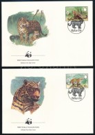 1983 WWF: Jaguár Sor Mi 719-722 4 Db FDC-n - Autres & Non Classés