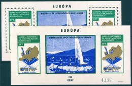 ** 1974 Europa Genf Fogazott + Vágott Blokk (22.500) - Autres & Non Classés