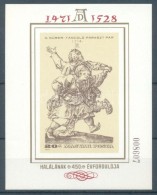 ** 1979 Festmény (XVIII)- Albrecht Dürer Vágott Blokk (7.000) - Autres & Non Classés
