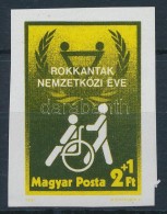 ** 1981 Rokkantak Nemzetközi Éve Vágott Bélyeg - Otros & Sin Clasificación