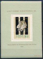 ** 1961 5 Db Liszt Ferenc Blokk (10.000) - Autres & Non Classés