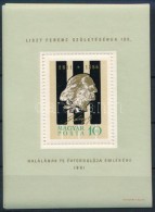 ** 1961 5 Db Liszt Ferenc Blokk (10.000) - Andere & Zonder Classificatie