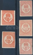 (*) * 1871 5 Db Hírlapbélyeg / Mi 7, 14 Newspaper Stamps - Autres & Non Classés