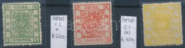 (*) * 1878 Klasszikus összeállítás, 3 Db Bélyeg (Mi EUR 1.650,-) - Otros & Sin Clasificación