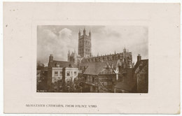 Gloucester Cathedral From Palace Yard, 1909 Postcard - Gloucester