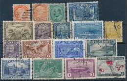 O Kanada 1870-1946 17 Db Bélyeg (Mi EUR 151,-) - Autres & Non Classés