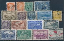 O Kanada 1870-1946 17 Db Bélyeg (Mi EUR 151,-) - Otros & Sin Clasificación