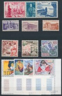 ** Monaco 1947-1980 Kis összeállítás Közepes Berakólapon (Mi EUR 76,-) - Autres & Non Classés