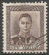 New Zealand. 1947-52 KGVI. 9d Used. SG 685 - Gebraucht