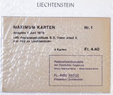 Liechtenstein 1978-1981 Tartalmas CM GyÅ±jtemény GyÅ±rÅ±s Levélberakóban / Liechtenstein Nice... - Autres & Non Classés