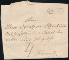 1835 Portós Levél / Unpaid Cover 'NEUTRA' - Andere & Zonder Classificatie