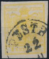 O 1850 1kr Krómsárga / Chrome Yellow MP III. Teljes / Szép Szélekkel,... - Autres & Non Classés