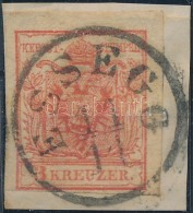 1850 3kr HP III. Teljes / óriási Szélekkel / With Nice Margins 'ESSEGG' - Autres & Non Classés