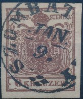 O 1850 6kr Pirosasbarna / Redbrown HP Ia. Szép Szélekkel, Szép Színárnyalat,... - Autres & Non Classés