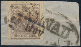 1850 6kr HP III. Teljes / Szép Szélekkel / With Nice Margins 'TYRNAU' - Autres & Non Classés