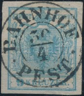 O 1850 9kr HP I. Jó / Szép Szélekkel 'BAHNHOF / PEST' (kis Hajtásnyom / Folded) - Autres & Non Classés