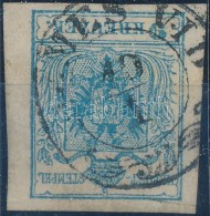 O 1850 9kr MP III. Jó / óriási Szélekkel 'NEMES' (Gudlin 400p) (felül... - Autres & Non Classés