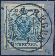 1850 9kr MP III. Jó  Szélekkel, Lemezhibával / Plate Variety 'SZÁSZ-RÉGEN' - Autres & Non Classés