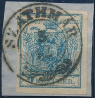 1850 9kr HP III. Teljes / Szép  Szélekkel 'SZATHMÁR' - Autres & Non Classés