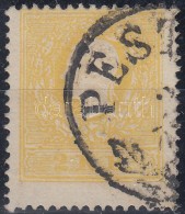 O 1858 2kr Sárga / Yellow II. 'PESTH' Signed: Ferchenbauer - Autres & Non Classés
