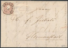 1859 10kr II. Levélen Teljes Tartalommal / On  Cover With Full Contetnt 'KRONSTADT' - Hermannstadt - Otros & Sin Clasificación