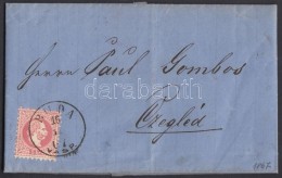 1867 5kr Távolsági Levélen Teljes Tartalommal / On Cover 'BUDA VASP. / 67' - 'CZEGLÉD' - Andere & Zonder Classificatie