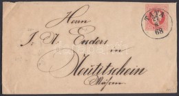 1868 5kr Díjjegyes Boríték / PS-cover 'TATA' - 'WIEN' - 'NEUTITSCHEIN'... - Autres & Non Classés