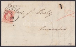 1869 5kr Távolsági Levélen Teljes Tartalommal / On Cover 'BRASSO' - 'NAGY - SZEBEN' - Andere & Zonder Classificatie