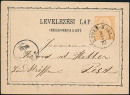 1873 2kr Díjjegyes LevelezÅ‘lap / PS-card 'KÖVES-KÁLLA' - 'PEST' - Autres & Non Classés