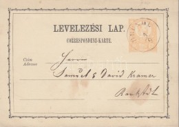 1873 2kr Díjjegyes LevelezÅ‘lap / PS-card 'BRÜNDL' - Otros & Sin Clasificación