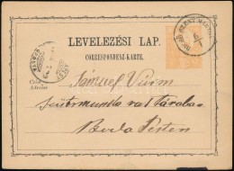 1874 Díjjegyes LevelezÅ‘lap / PS-card 'DICSÅ SZENT MÁRTON' - Autres & Non Classés