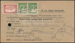 1918 Díjköteles Szolgálati értesítés / Advance Notification About Telephone... - Autres & Non Classés