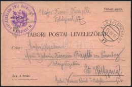 1915 Tábori Posta LevelezÅ‘lap 'KORPSKOMMANDO FMLl. HOFMANN' + 'FP 17' - Autres & Non Classés