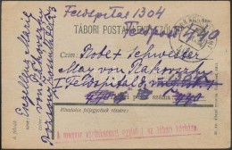 1917 Tábori Posta LevelezÅ‘lap / Field Postcard 'A Magyar Vöröskereszt Egylet 1. Sz. Tábori... - Autres & Non Classés