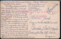 1917 Tábori Posta Képeslap / Field Postcard 'FP 636 B' - Autres & Non Classés