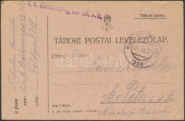 1917 Tábori Posta LevelezÅ‘lap / Field Postcard 'K.u.k. Bäckereizug Der 59. J.D.' + 'FP 318' - Autres & Non Classés