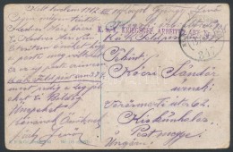 1917 Tábori Posta Képeslap / Field Postcard 'K.u.k. KRIEGSGEF. ARBEITER ABT.' + 'FP 347' - Autres & Non Classés