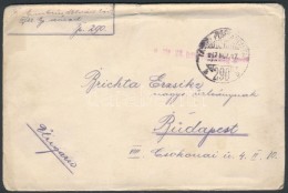 1917 Tábori Posta Levél ' M. Kir. 32. Honvéd Gyalog Ezred' + 'TP 290 B' - Autres & Non Classés