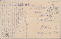 1918 Tábori Posta Képeslap 'K.u.k. Fliegerkompagnie No.3.' + 'FP 510' - Autres & Non Classés
