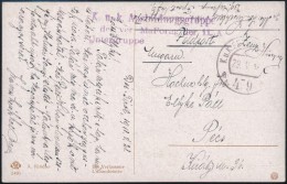 1918 Tábori Posta Képeslap / Field Postcard 'K.u.k. Ansbildungsgruppe Der Ver MaForm. Der 11.A... - Autres & Non Classés