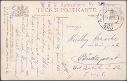1918 Tábori Posta Képeslap / Field Postcard 'K.u.k. Autokolonne Nr. 340.' + 'FP 485 A' - Autres & Non Classés