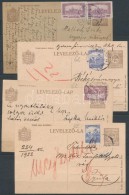1921-1925 4 Db I. Inflációs LevelezÅ‘lap Klf Bérmentesítésekkel - Otros & Sin Clasificación