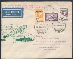 1931 Zeppelin Magyarország - Németországi útja Levél 1P és 2P Zeppelin... - Otros & Sin Clasificación