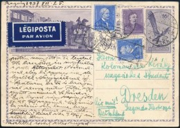 1937 16f Díjjegyes Légi LevelezÅ‘lap 24f Díjkiegészítéssel / Airmail... - Autres & Non Classés