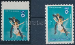 ** 1983 Téli Olimpia 4Ft Elfogazás Miatt Az értékszám és A Felirat Nem... - Autres & Non Classés