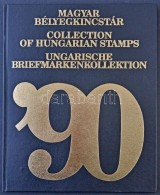 ** 1990 Magyar Bélyegkincstár Fekete évkönyv, Benne Teljes évfolyam Az 1423. Piros... - Autres & Non Classés